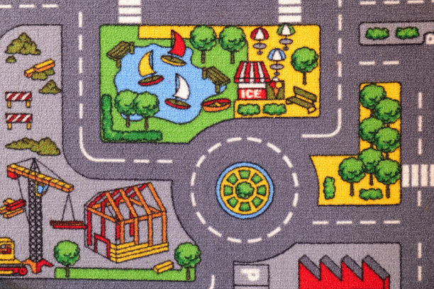 儿童游戏地毯图片下载