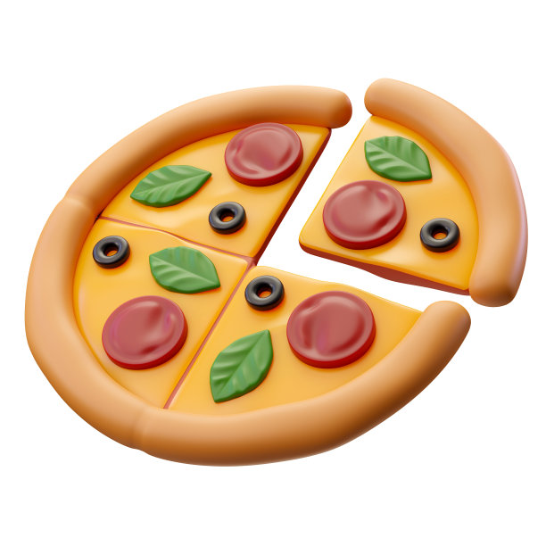 3d大披萨图标图片下载