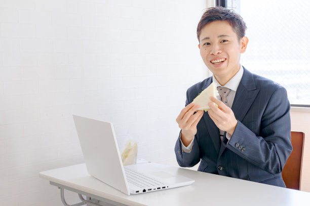 三明治和商人图片下载