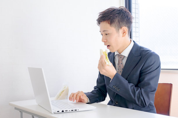 三明治和商人图片下载