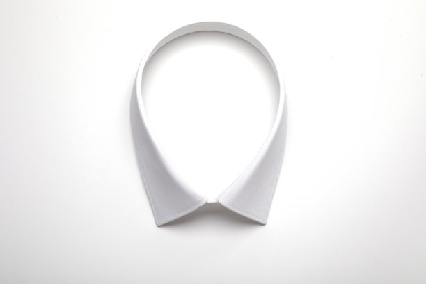 白色背景上的白领图片下载