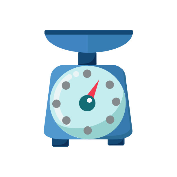 称重秤图标剪贴画头像标识隔离矢量插图图片下载