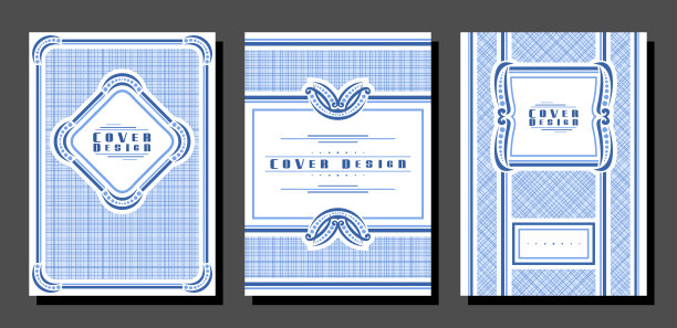 矢量书封面套装图片下载