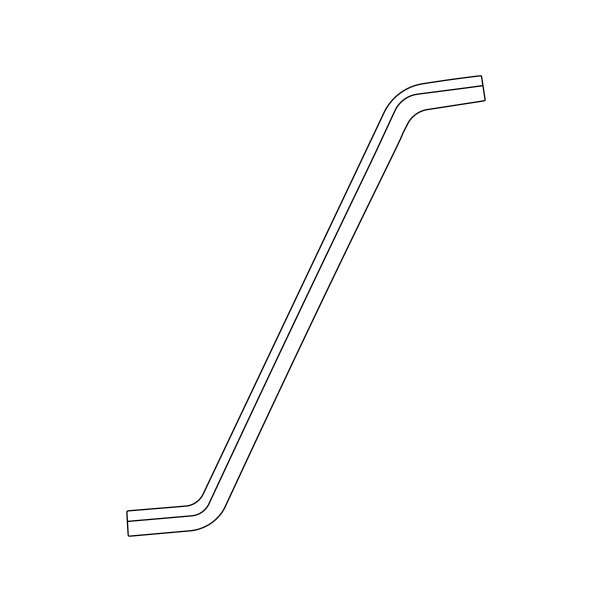 手绘儿童绘制卡通矢量插图处理扳手图标隔离在白色背景上图片下载