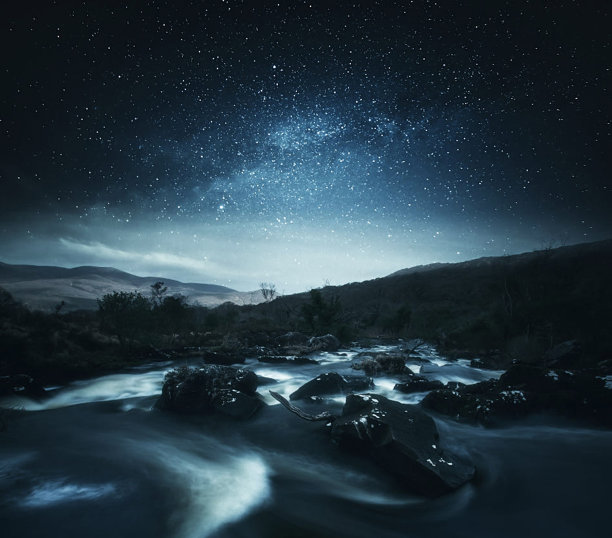 美丽的爱尔兰银河图片图片下载