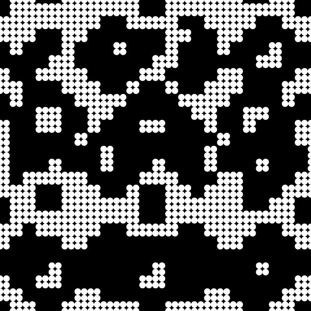 无缝模式。圈点缀。简单的形状壁纸。几何背景。圆点图案。数码纸张，网页设计，纺织印花。人物背景。向量。图片下载