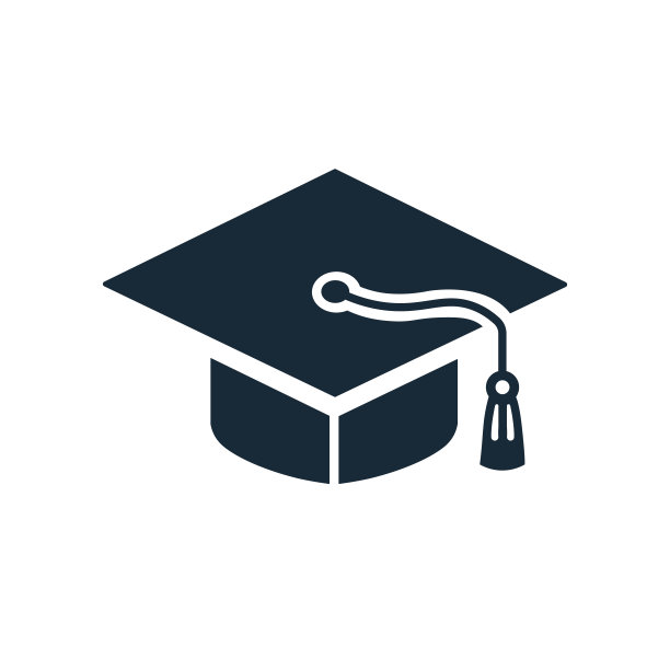 毕业帽图标。孤立矢量图图片下载