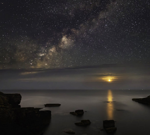 美丽的爱尔兰银河图片图片下载