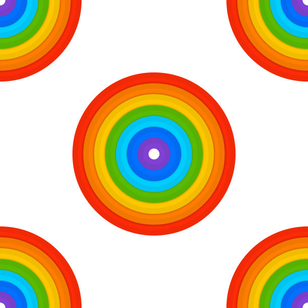 彩虹无缝背景。图片下载