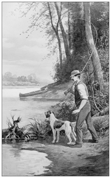 1897年的运动和消遣:钓鱼图片下载