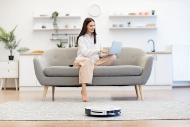 在家里用现代小工具轻松清洁。图片下载