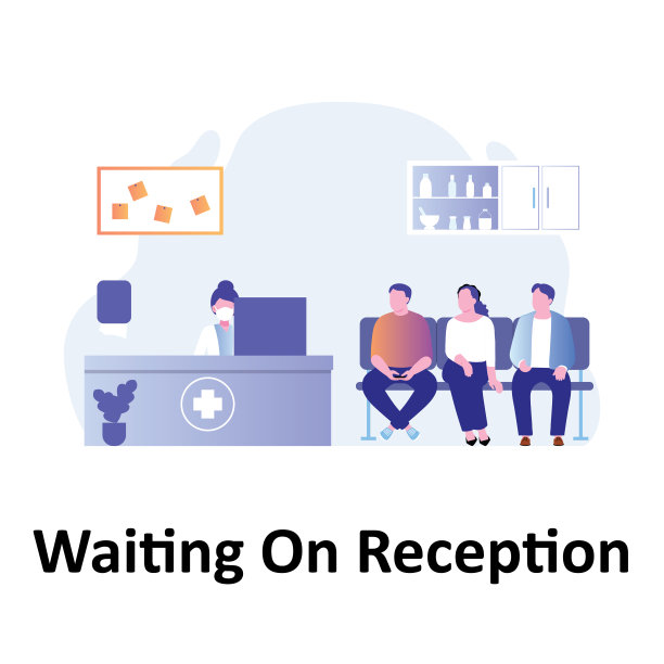 等待接收矢量插图，可以很容易地修改或编辑图片下载