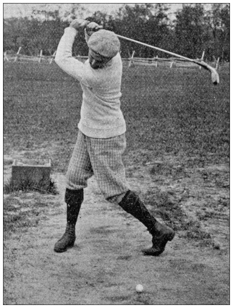 1897年的运动和消遣:高尔夫球手，贾斯珀·林奇图片下载