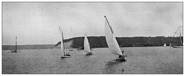 1897年的运动和消遣:游艇图片下载