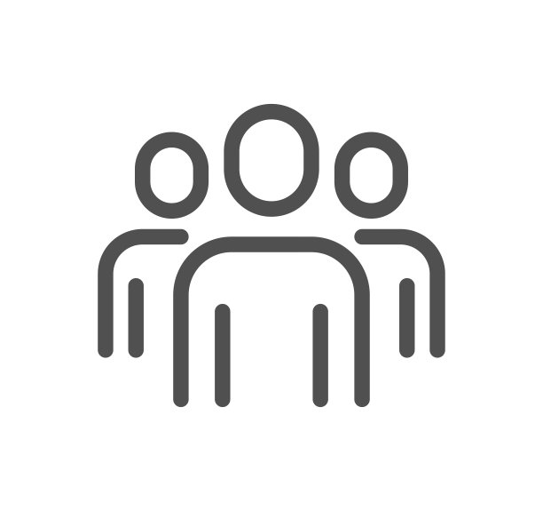 与人相关的图标。图片下载