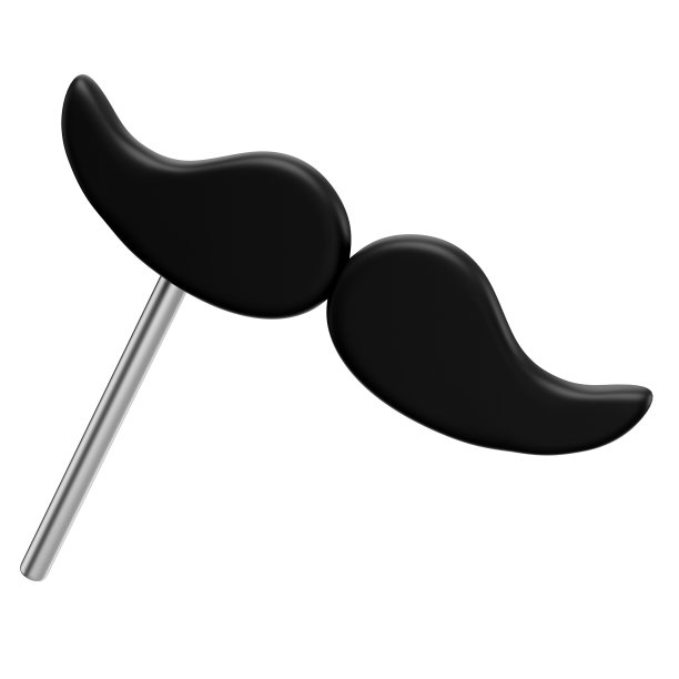 3d面具胡子图标图片下载