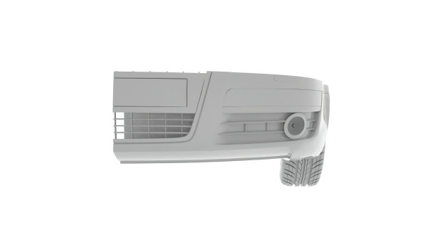 把车分成几个部分。几何切割分割汽车零件图片下载