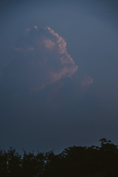 蓝天上的大云图片下载