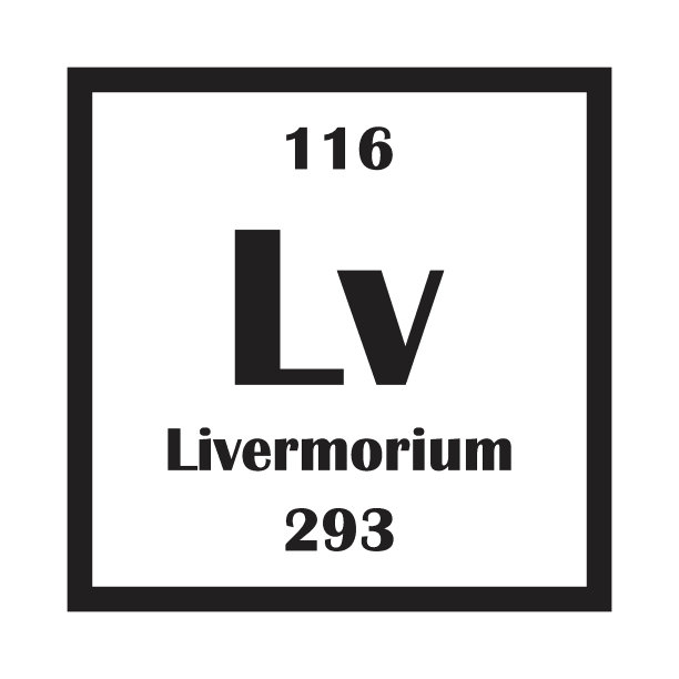 Livermorium化学元素图标图片下载