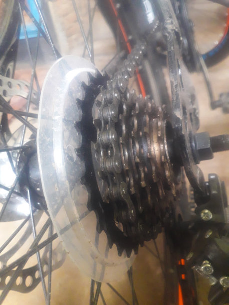 自行车齿轮链轮图片下载