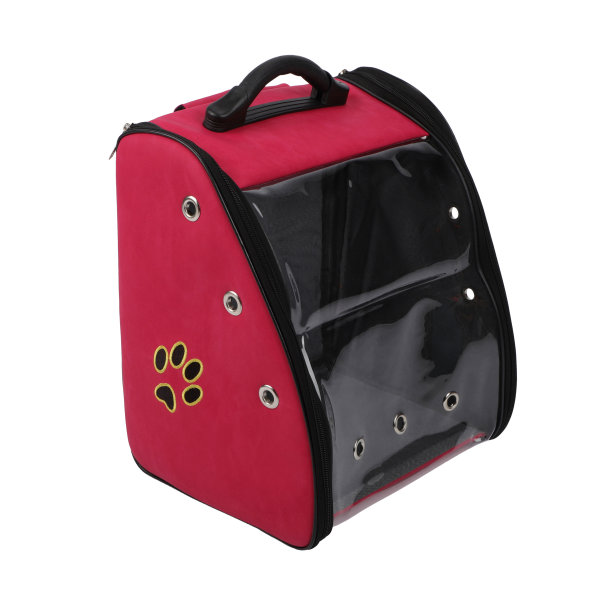 驮动物的背包。宠物猫狗，孤立的白色背景。剪切路径。图片下载