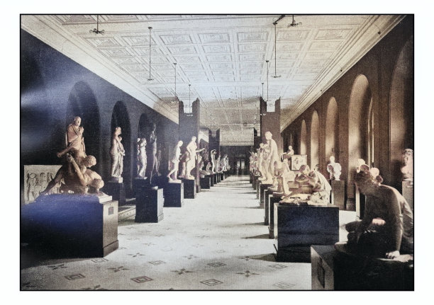 古董伦敦的照片:南肯辛顿博物馆:雕塑大厅图片下载