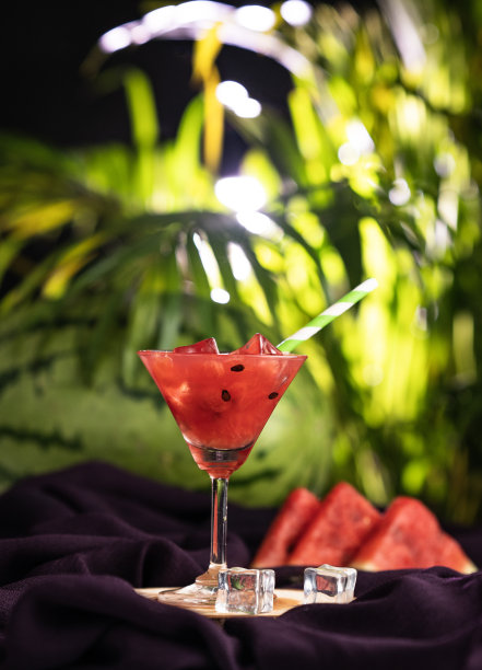 健康果汁图像玻璃杯新鲜西瓜奶昔照片图片下载