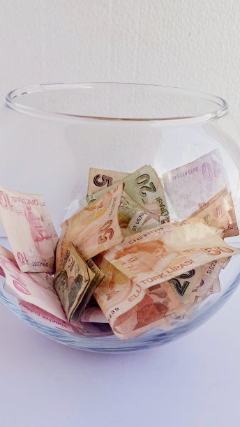 纸钱在罐子里图片下载