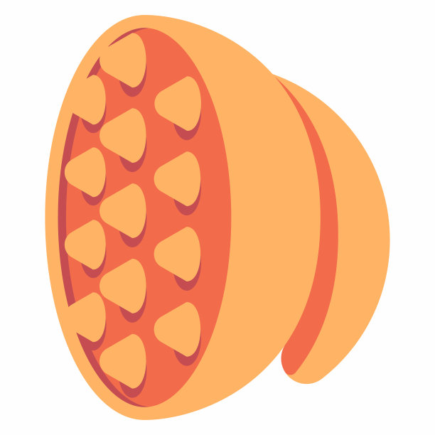 软硅胶洗发水刷矢量卡通插图隔离在一个白色的背景。图片下载