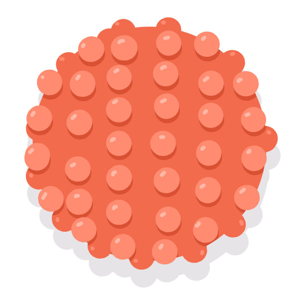 洗衣球矢量卡通插图孤立在一个白色的背景。图片下载