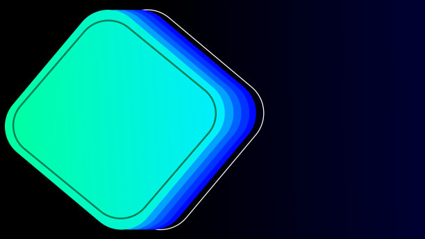 软蓝绿色覆盖蓝色软钻石演示复制空间背景图片下载
