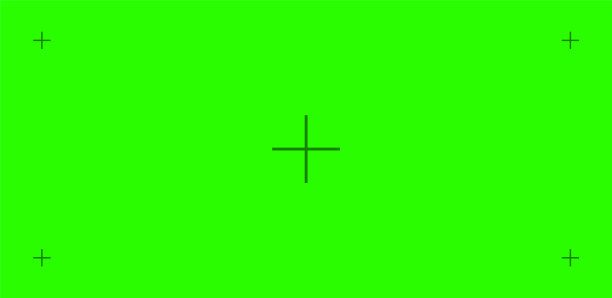 绿屏色度键背景跟踪标记。参与的背景图片下载