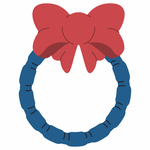 头带小女孩矢量卡通插图孤立在一个白色的背景。图片下载