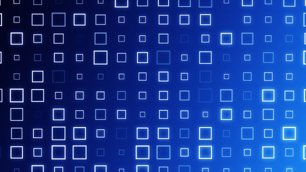 明亮有光泽的正方形抽象技术背景图片下载