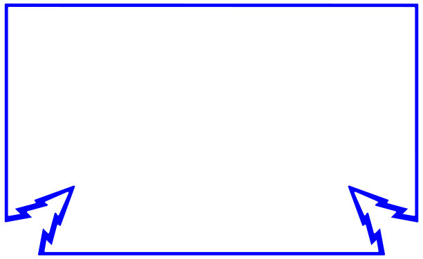 样品轮廓蓝色平面框架与角落元素冷杉树。新年圣诞树插画。集市、集市的边沿设计。装饰优雅的艺术符号。用于装饰，照片，横幅图片下载