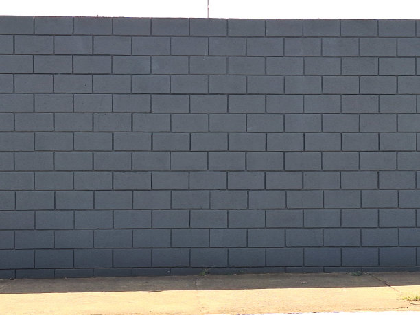 灰色砖墙-日光图片图片下载