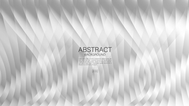 灰色背景，白色波浪背景设计，几何矢量，最小纹理，封面设计，传单模板，广告，抽象背景模板，装饰壁纸，书籍封面，矢量图片下载