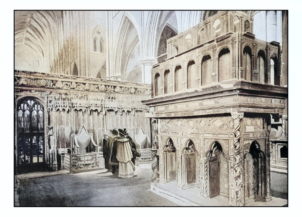 古伦敦的照片:威斯敏斯特教堂图片下载