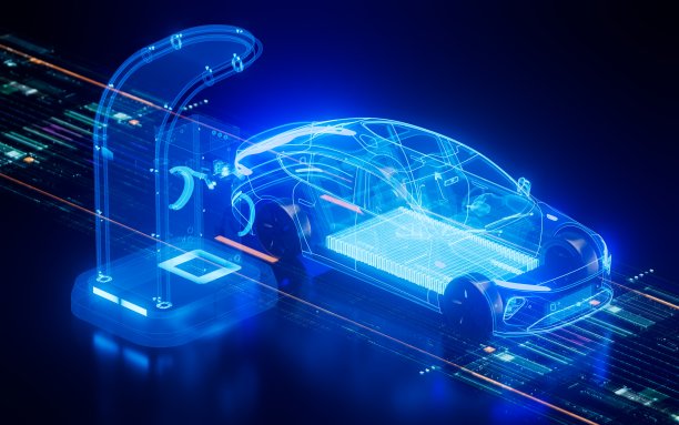 无人驾驶自动驾驶人工智能锂电池电动汽车激光雷达规避图片下载