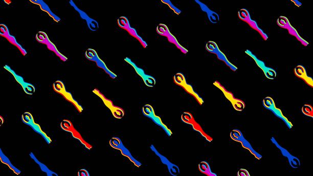 图案与芭蕾舞者的轮廓图片下载