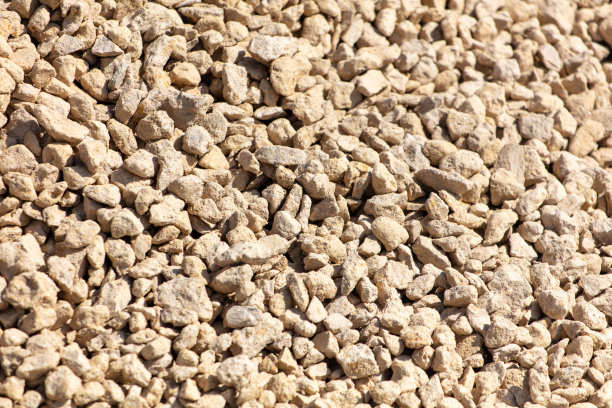 建筑工地的碎石堆，照片特写图片下载