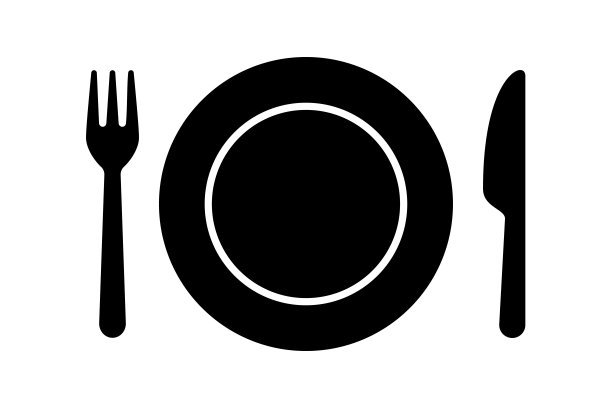 盘子，叉子和刀图片下载