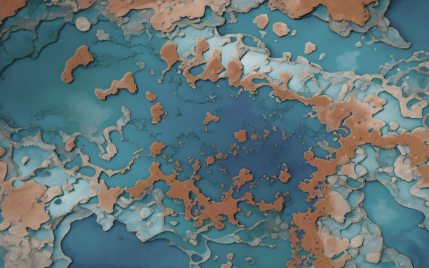 大理石纹分形抽象图案图片下载