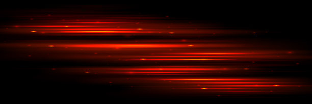 高速运动的红光效果图片下载