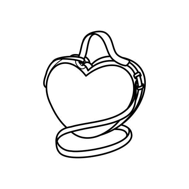 女包，斜挎包，手提袋，购物者，流浪汉，手包，钱包，钱包。时尚的皮革配件。手绘时尚矢量插图。孤立的元素图片下载