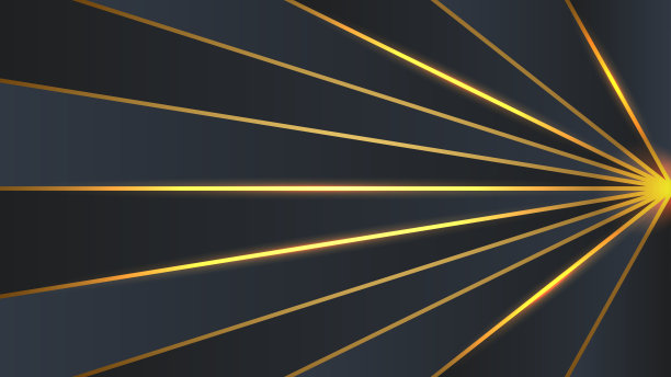 奢华低聚背景与黄金框架面板和灯图片下载