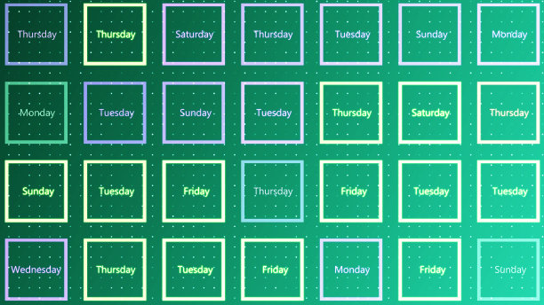 绿色背景的日子图片下载