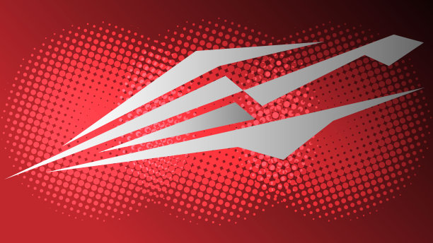 跑车贴纸条纹与抽象的线条艺术和充满活力的色彩组成。图片下载