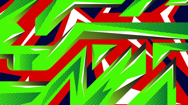 抽象线条跑车贴纸图片下载