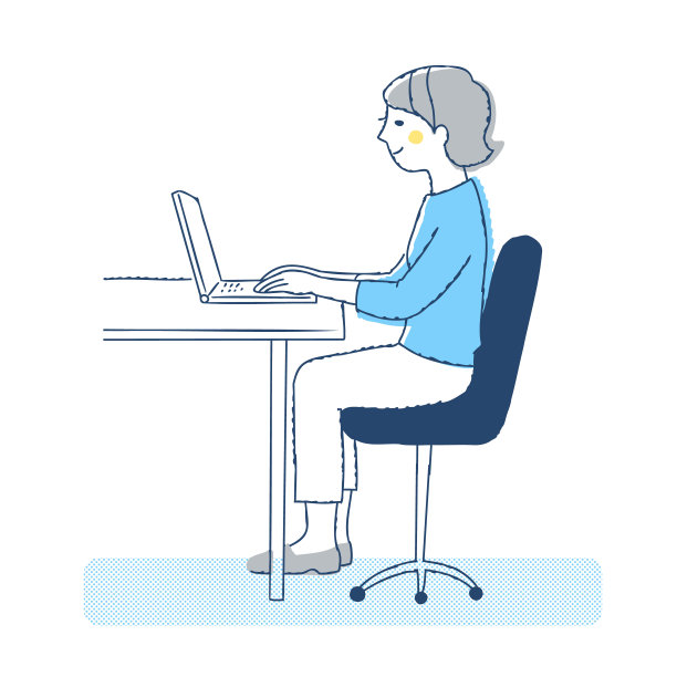 做文书工作的年轻女子图片下载